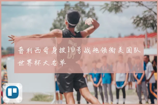 普利西奇身披10号战袍领衔美国队世界杯大名单